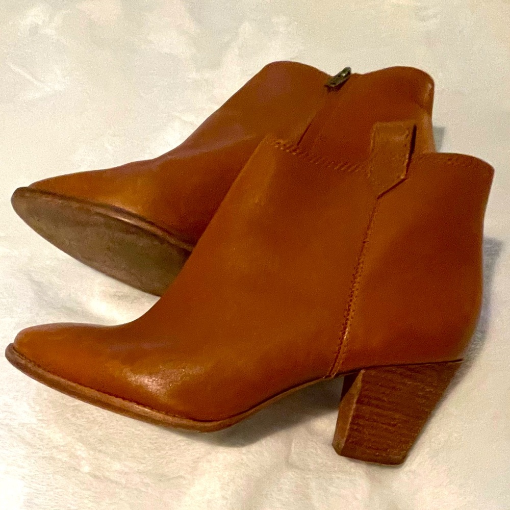 Madewell Billie Boots In Brown Leather | Size 8